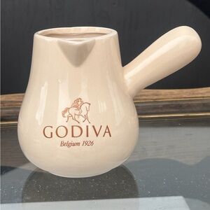 Godiva Porcelain Pitcher Lady Godiva on a horse hot chocolate pitcher coffee bar